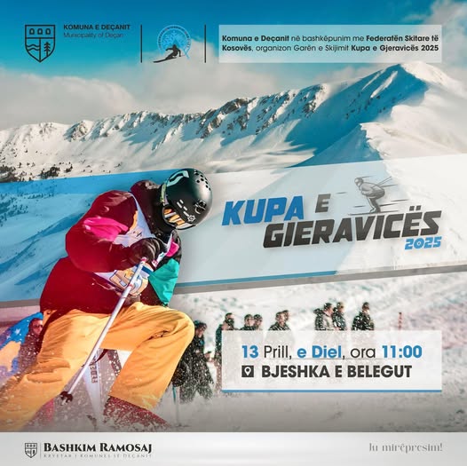 Ftesë për të ndjekur garën e skijimit “Kupa e Gjeravicës”