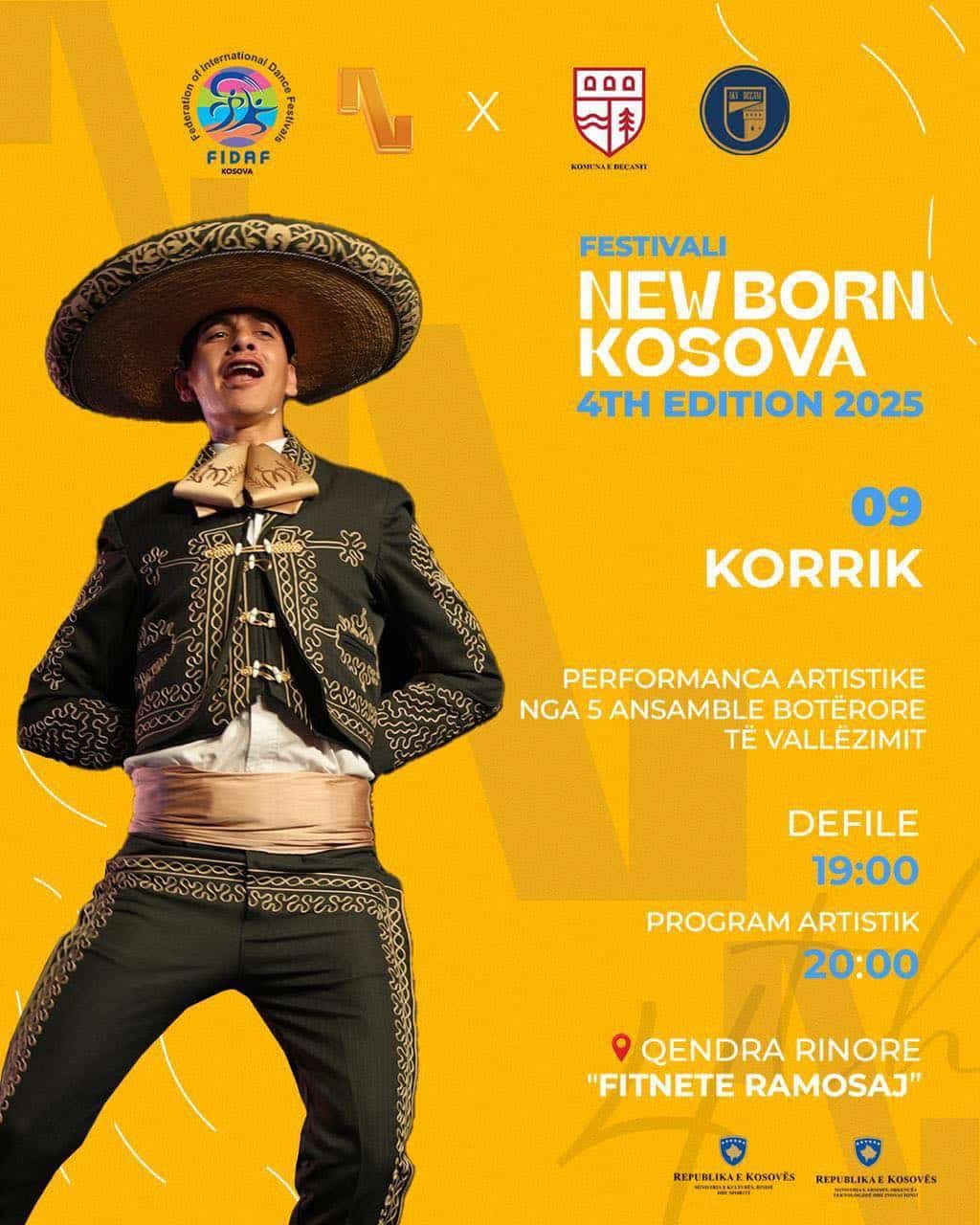 Për herë të dytë në Deçan, po rikthehet festivali Newborn Kosova, një festë e kulturës dhe traditës nga e gjithë bota!